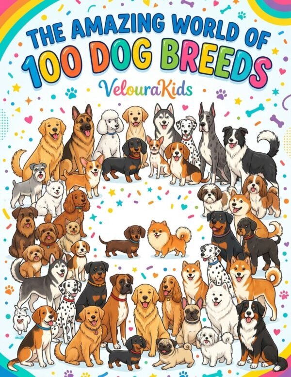 100 amazing dog breeds in one fun and creative collection!