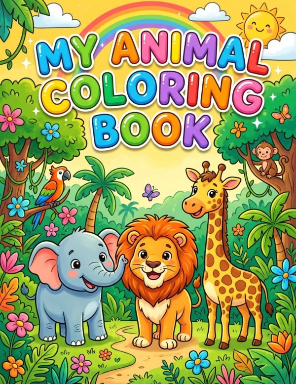 My First Animal Coloring Book for Toddlers