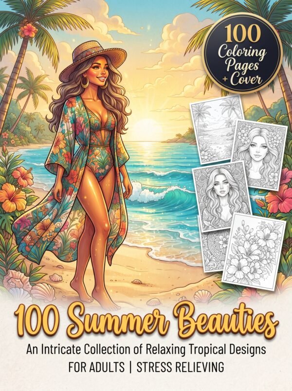 100 Adult Coloring Pages