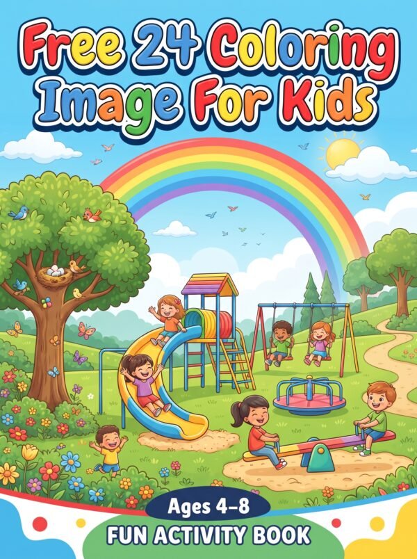 Free 24 Coloring Images For Kids: Fun and Easy Coloring Book